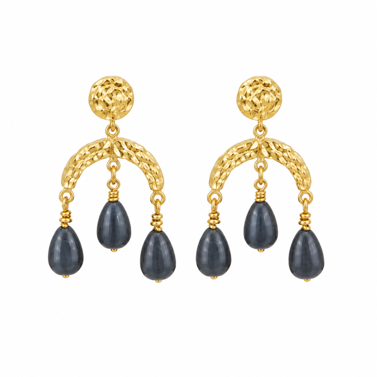 Saja tear drop ørering
