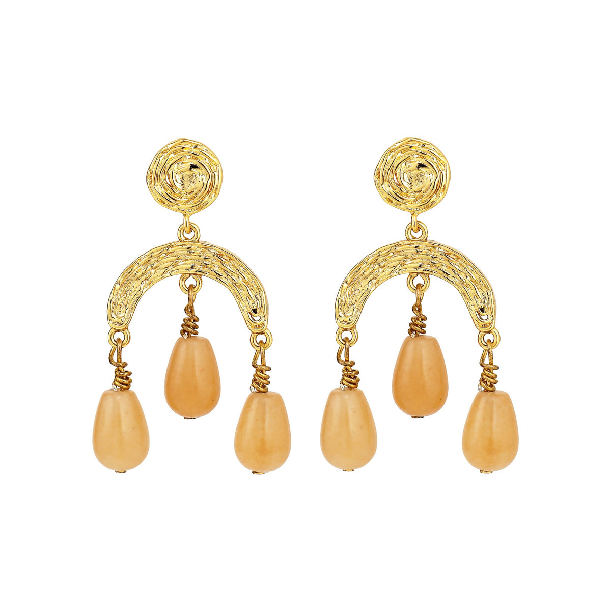 Saja tear drop ørering